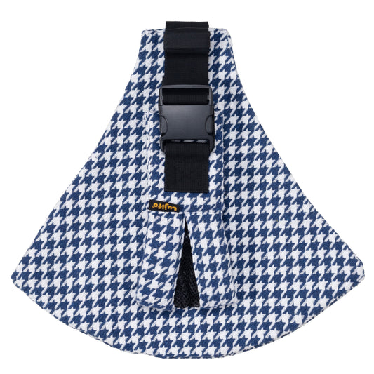 Blue Houndstooth Baby Sling Carrier