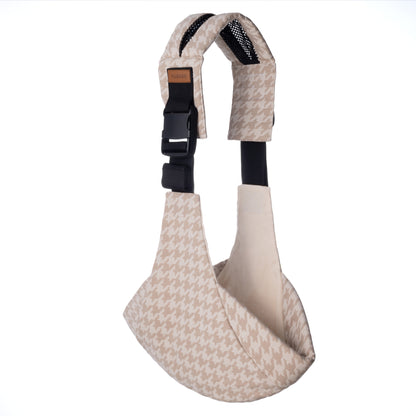 Khaki Pro Houndstooth Baby Sling Carrier