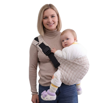 Khaki Pro Houndstooth Baby Sling Carrier