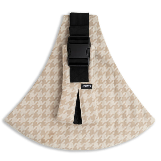 Khaki Houndstooth Baby Sling Carrier