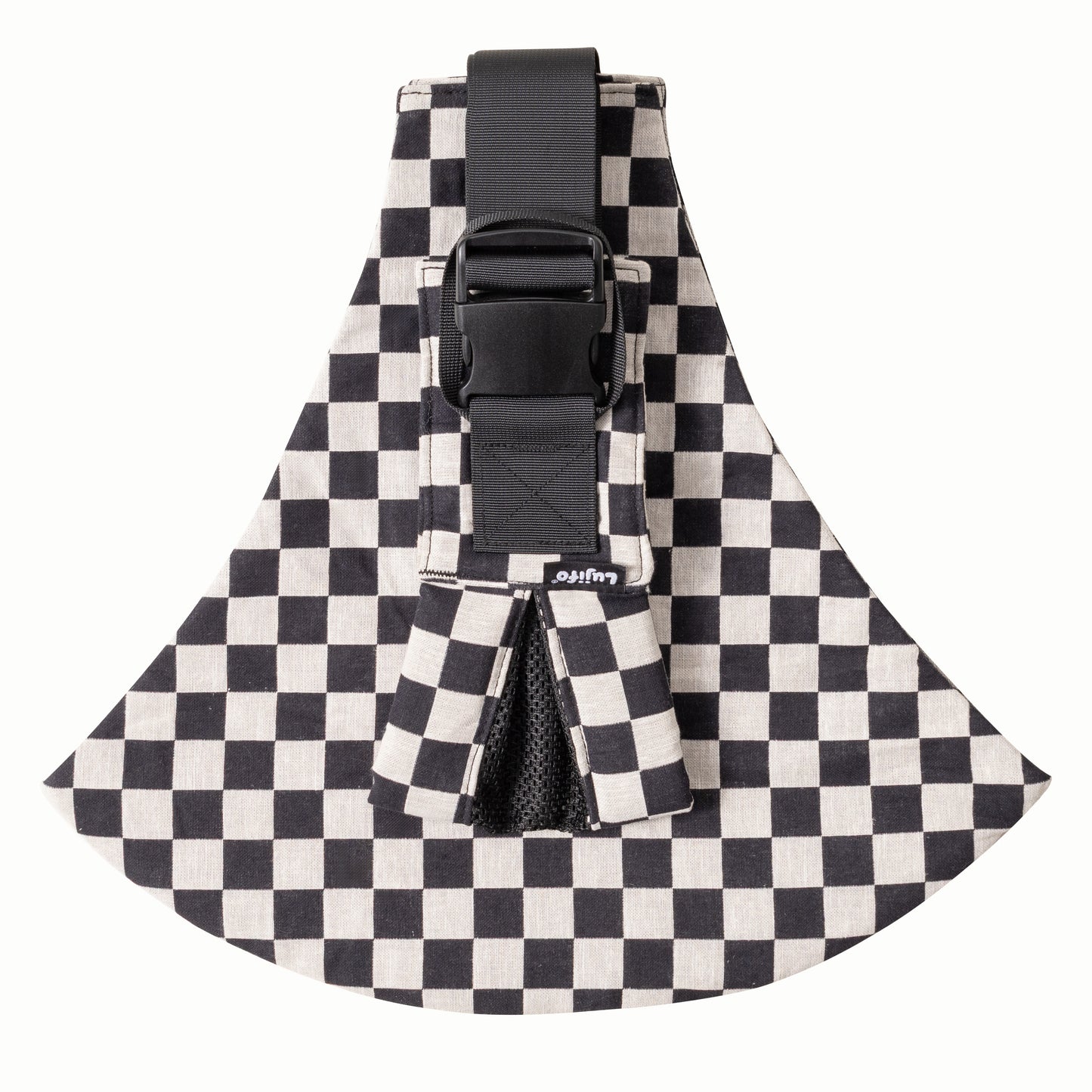 Khaki Houndstooth Baby Sling Carrier