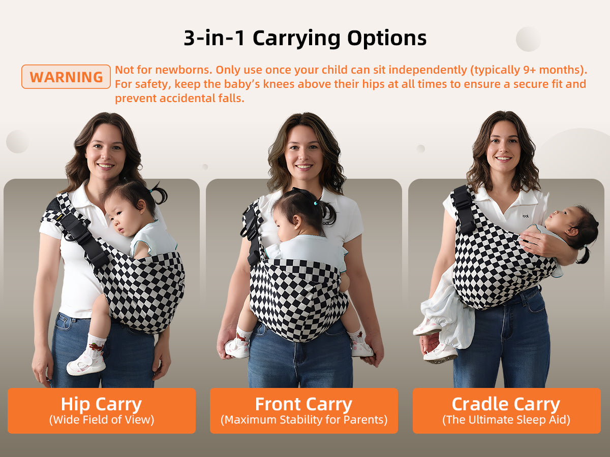 Check Pro Houndstooth Baby Sling Carrier