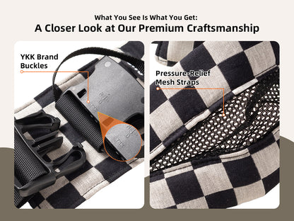 Check Pro Houndstooth Baby Sling Carrier