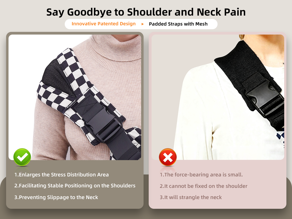 Check Pro Houndstooth Baby Sling Carrier