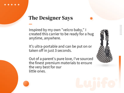 Check Pro Houndstooth Baby Sling Carrier