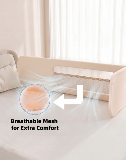 4-in-1 Bedside Bassinet & Co-Sleeping Baby Bed with Breathable Mesh Safety Rails