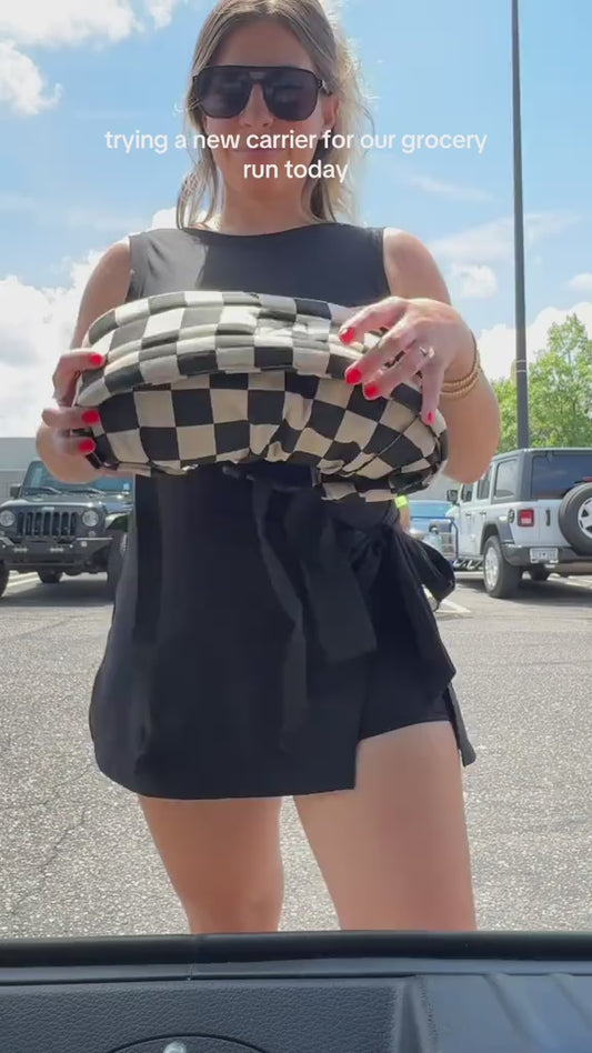 Black & White Check Pattern